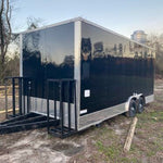 2024 Black 8.5×20 Concession Trailer For Sale
