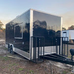 2024 Black 8.5×20 Concession Trailer For Sale