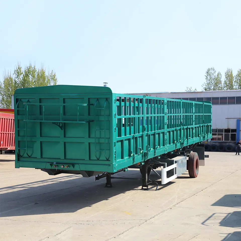 3 Axle High Side Fence Cargo Semi Trailer