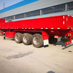3 Axles 40 Foot Container Tray Cargo Semi Trailer with Side Cover