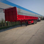 3 Axles 40 Foot Container Tray Cargo Semi Trailer with Side Cover