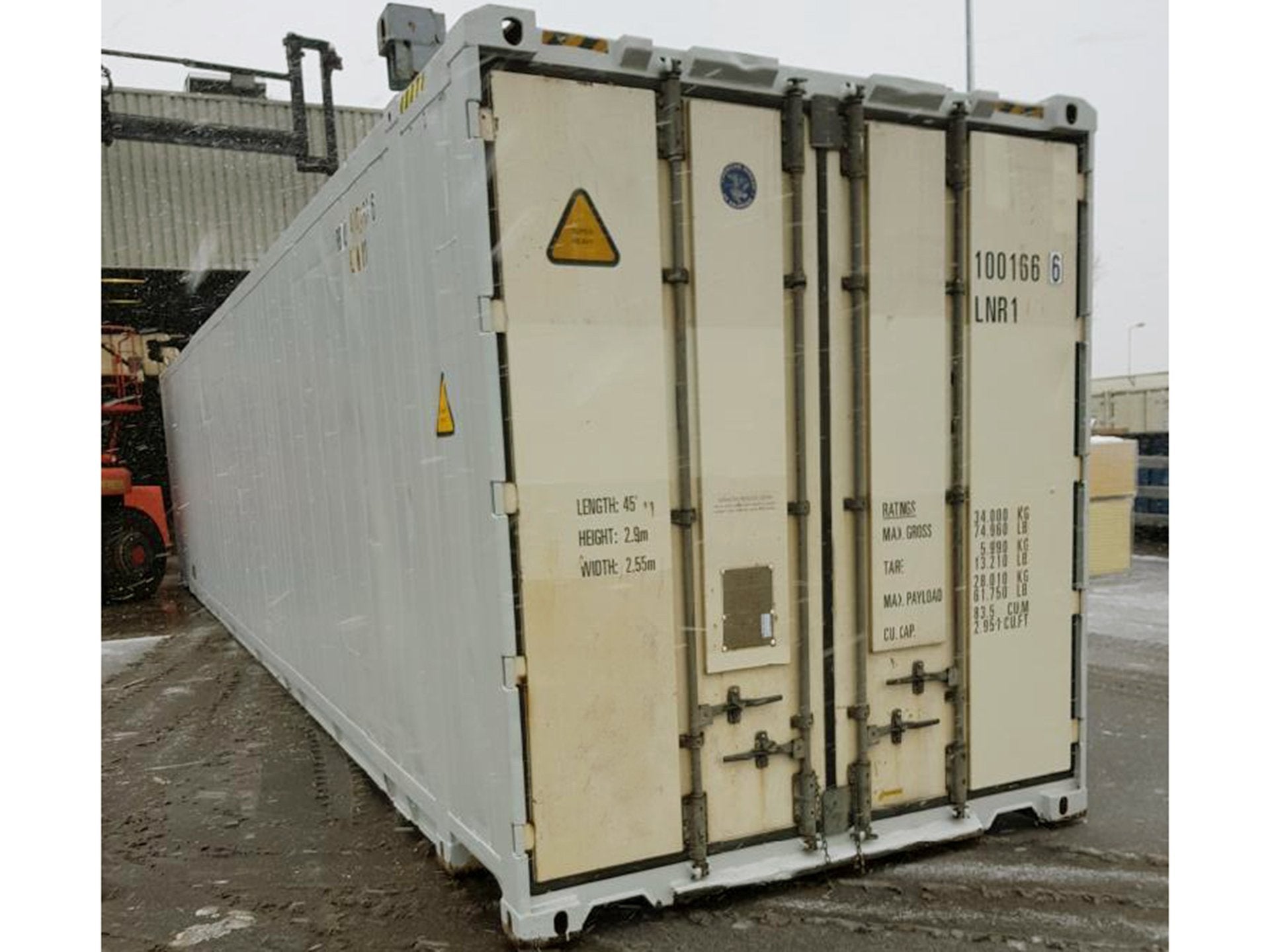 45′ Hcpw Reefer Container