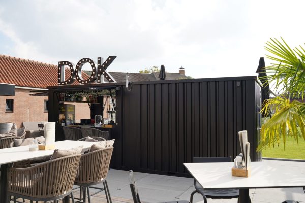 Flat Pack Container 8×2 Xl Meters Black Ral 9005