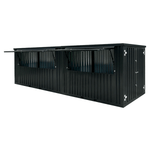 Flat Pack Container 8×2 Xl Meters Black Ral 9005