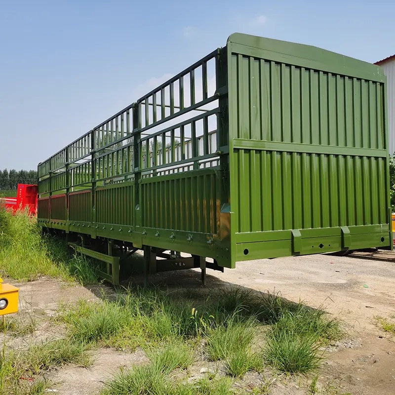 Flatbed Side Wall Truck Trailer – Cargo Fence Semi Trailer for Sale