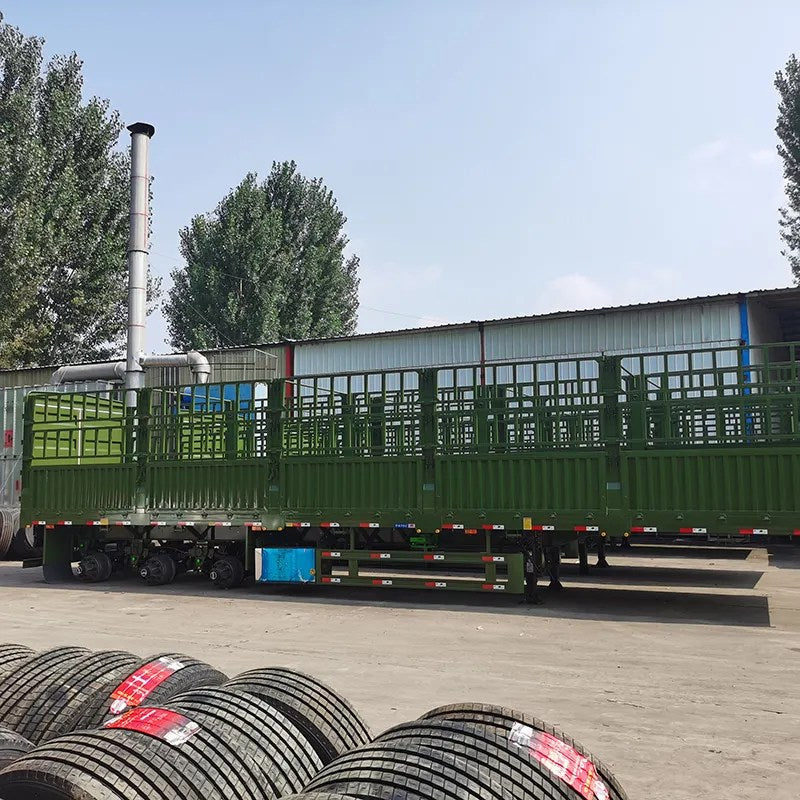 Flatbed Side Wall Truck Trailer – Cargo Fence Semi Trailer for Sale