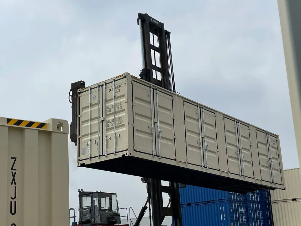 40HC OS Open Side High Cube Cargo Shipping Container with 4 Doors