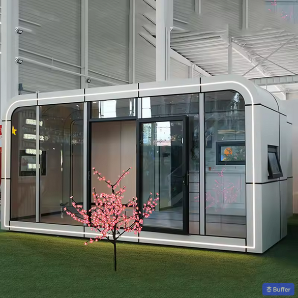 Hot Selling Luxury Apple Cabin Container House Moduler Homes Office Prefabricated House Apple Cabin