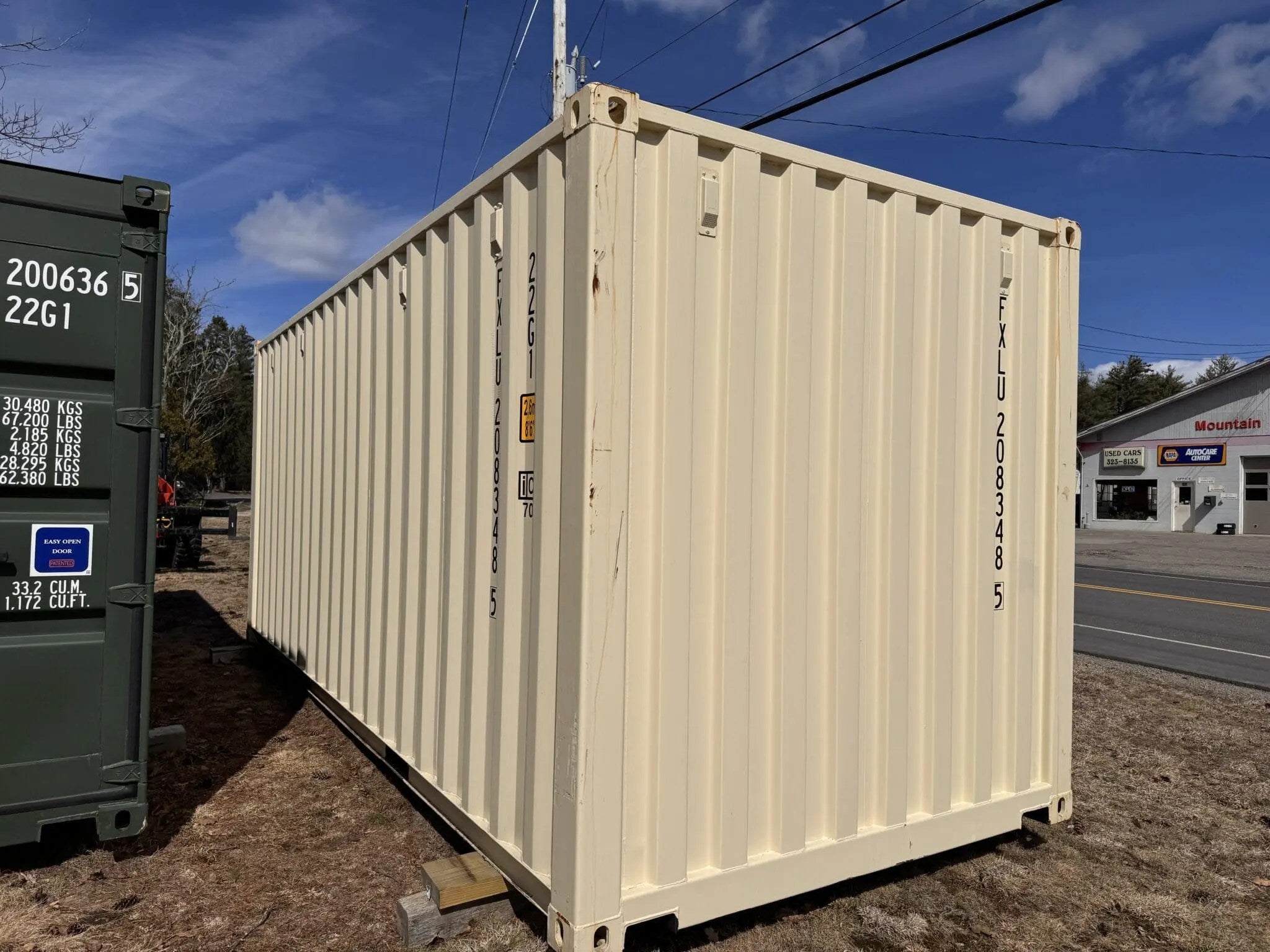 New 20ft Storage Container with Easy Open Door