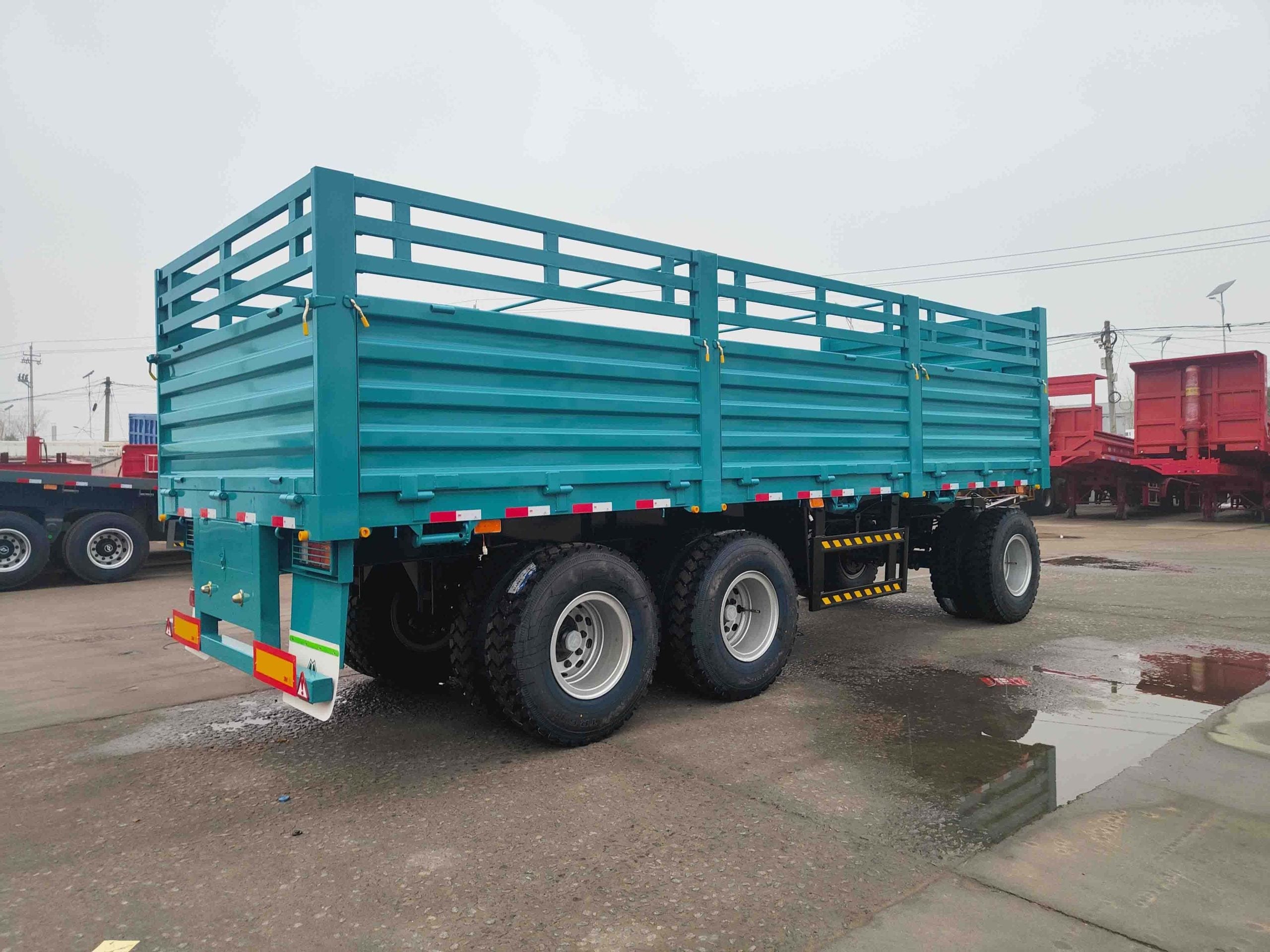 Tipper Tipping Dump Fence Full Trailer