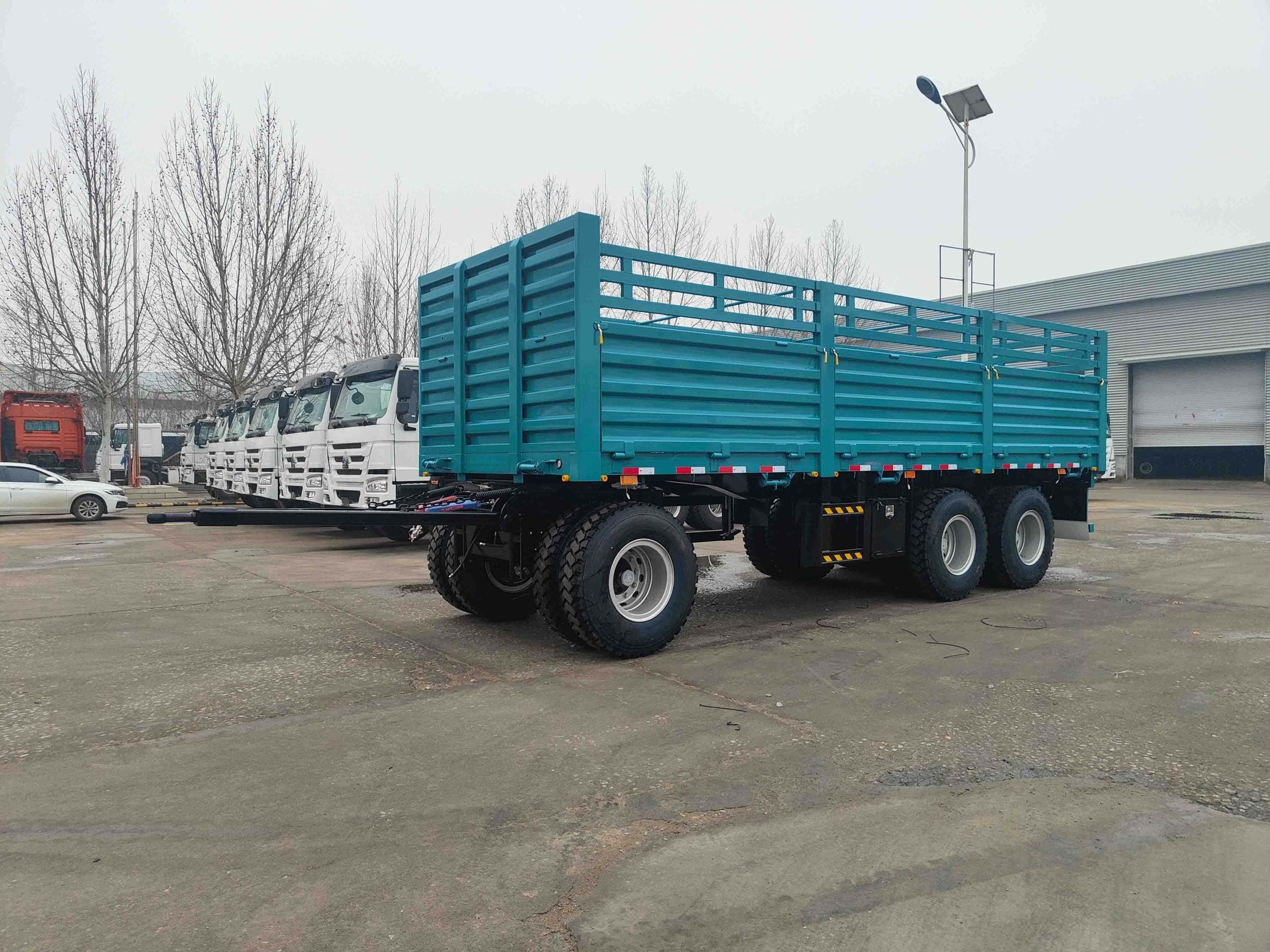 Tipper Tipping Dump Fence Full Trailer
