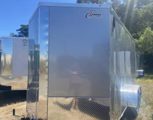 Xtreme Cargo 7×14 Silver Frost Enclosed Trailer For Sale
